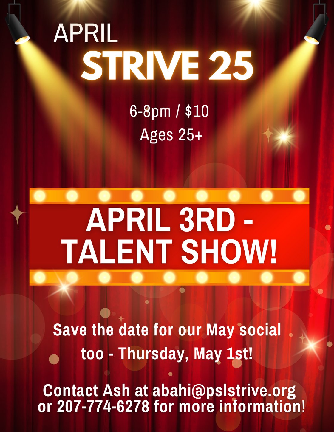 APRIL 2025  STRIVE 25