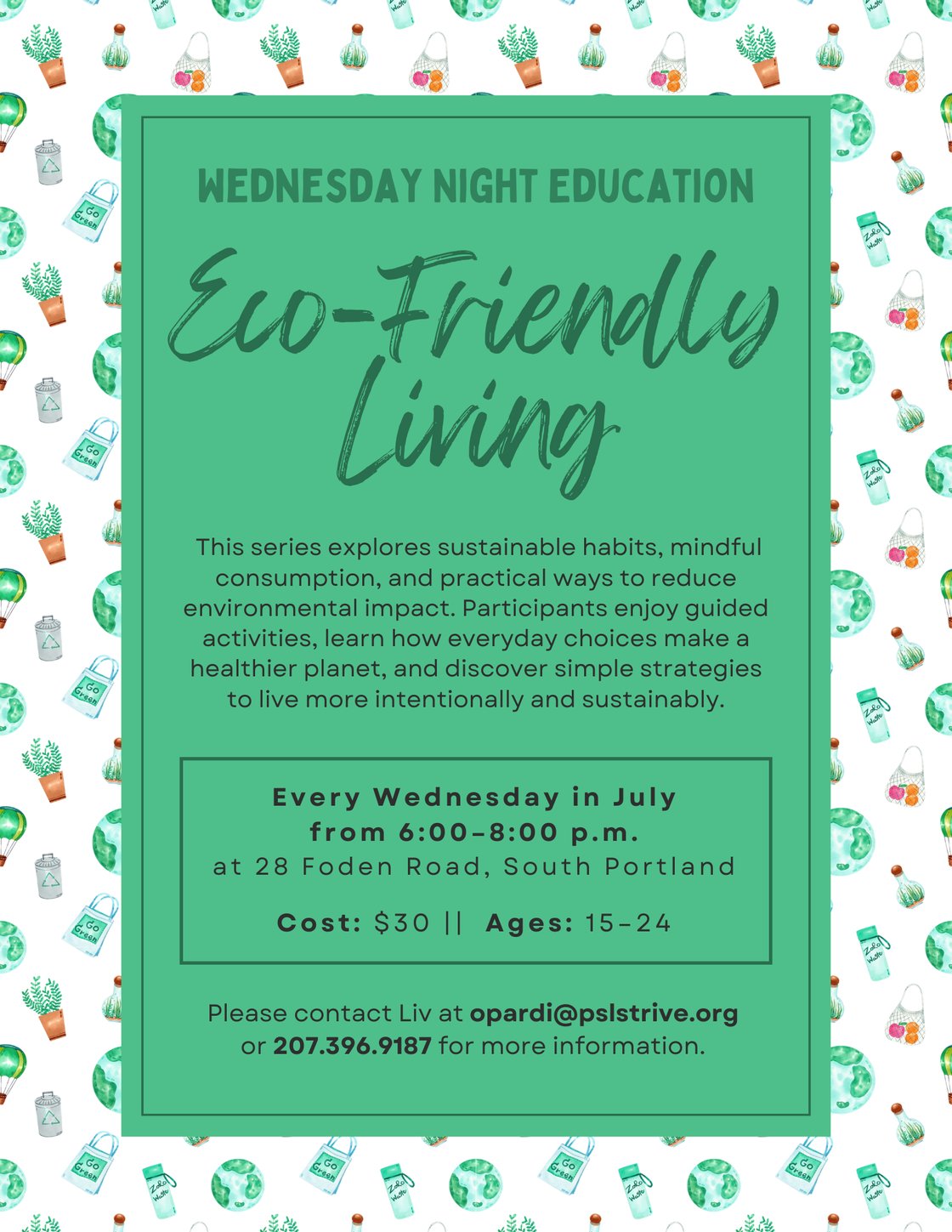Eco-friendly living (July 2026)
