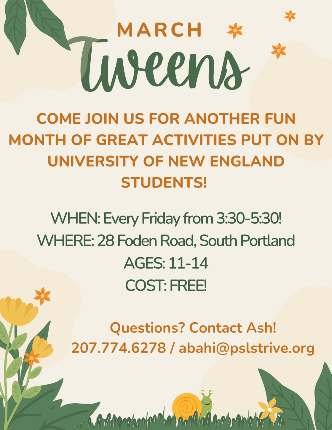 March Tweens