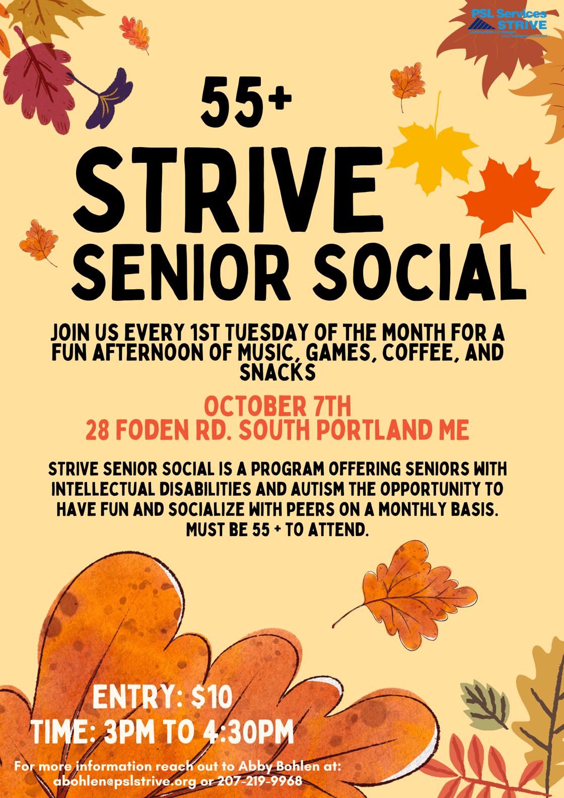 October 2025 Senior Social