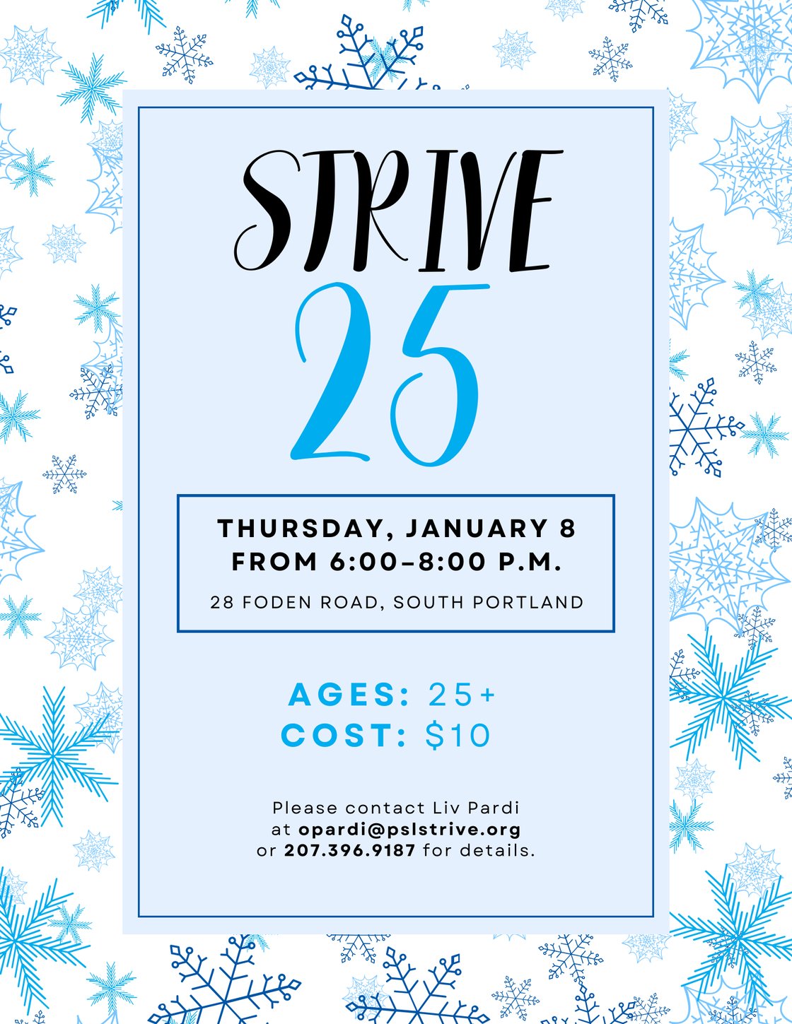 STRIVE 25 — December