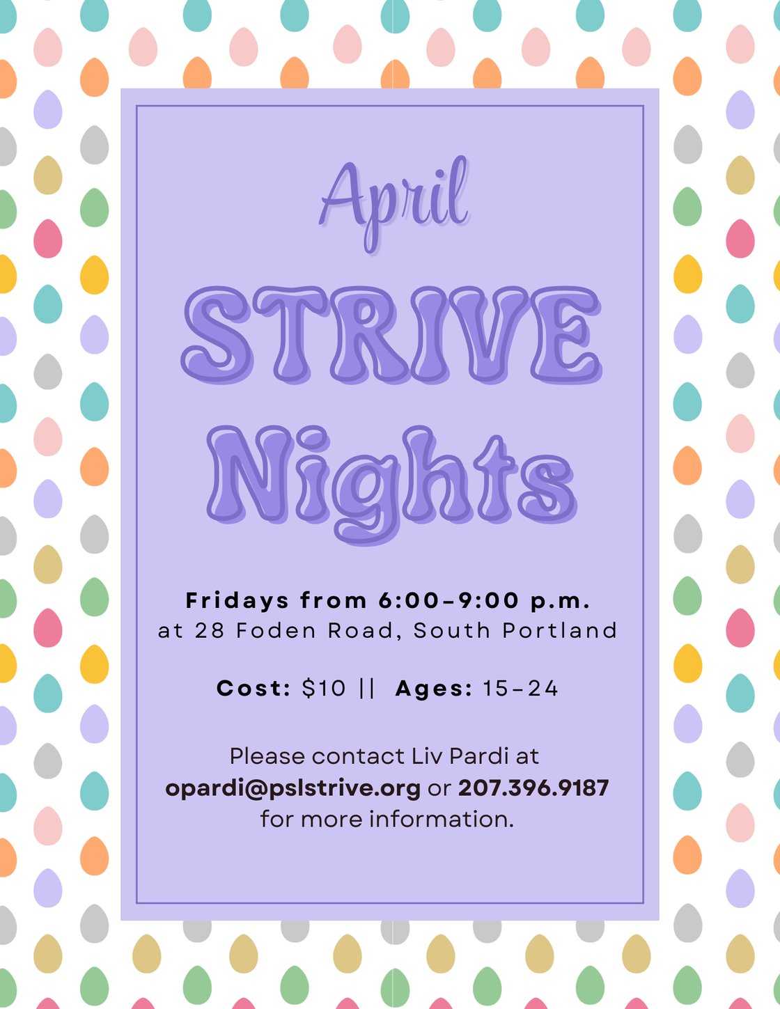 STRIVE Night (April 2026)