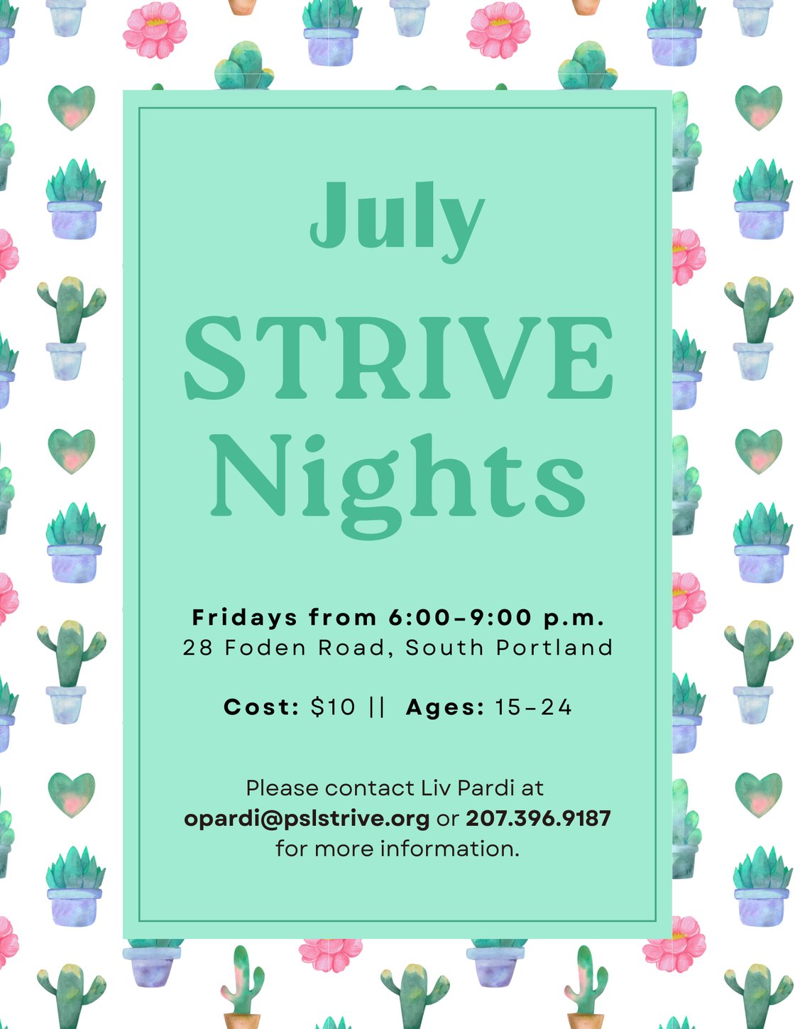 STRIVE Night (July 2026)
