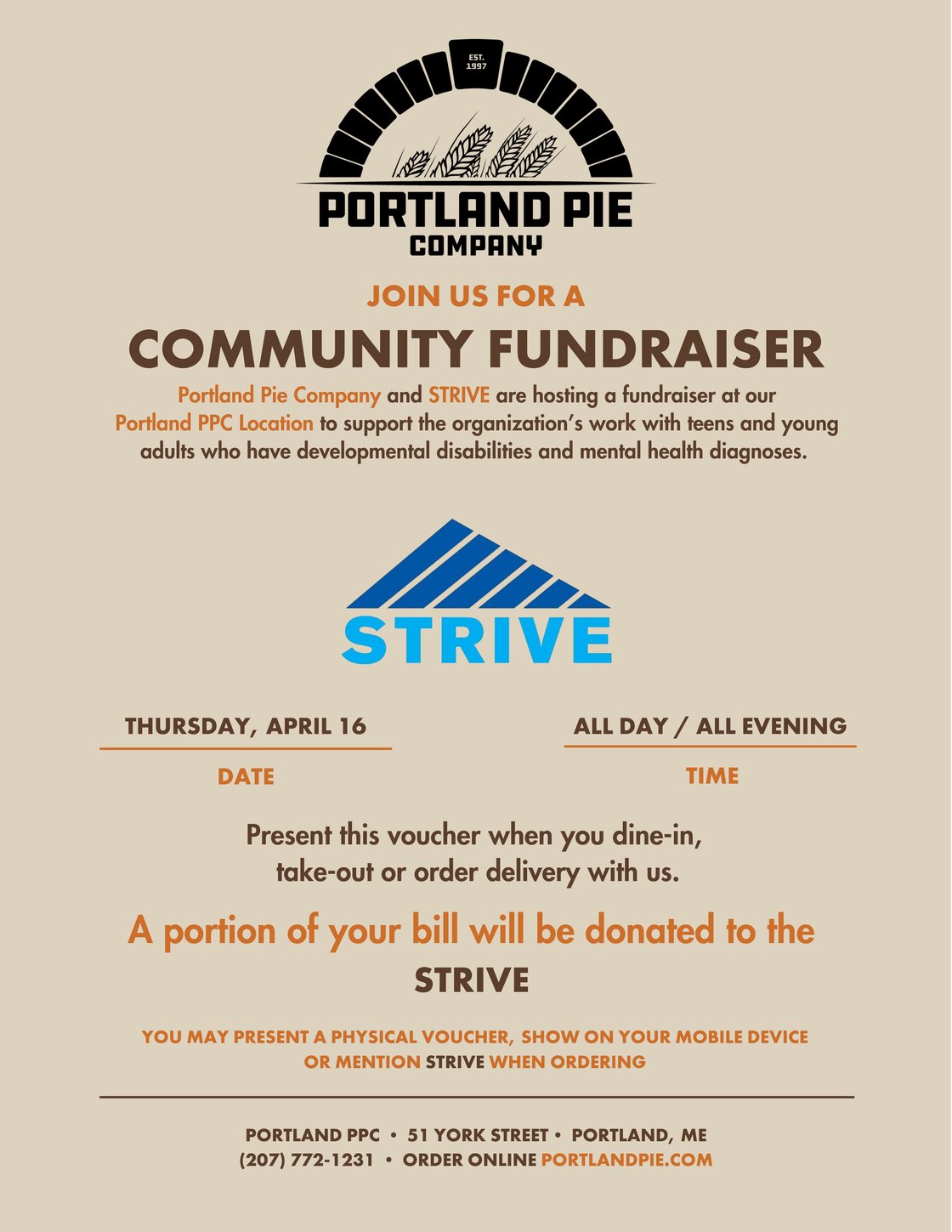 STRIVE PPC Fundraiser