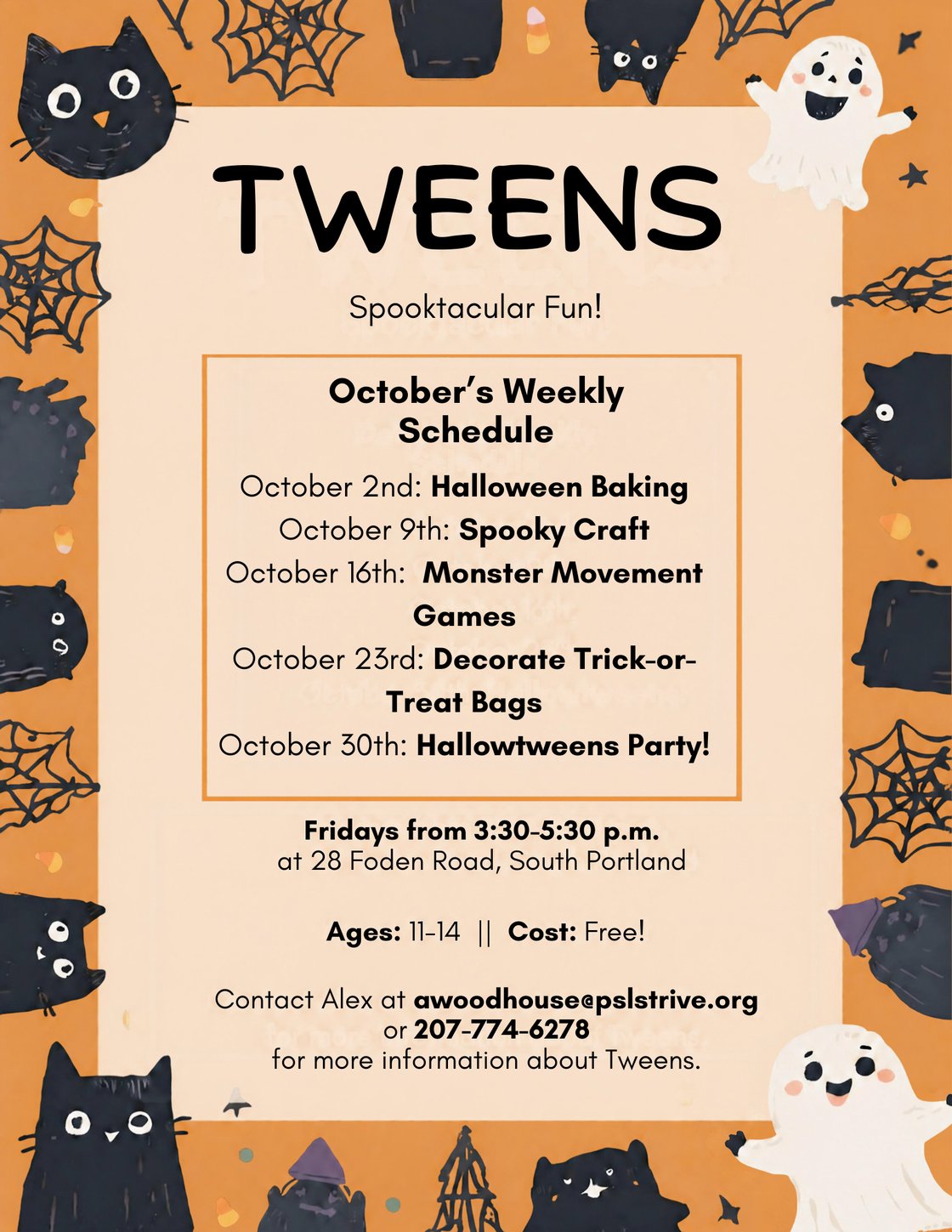 STRIVE Tweens October 2026