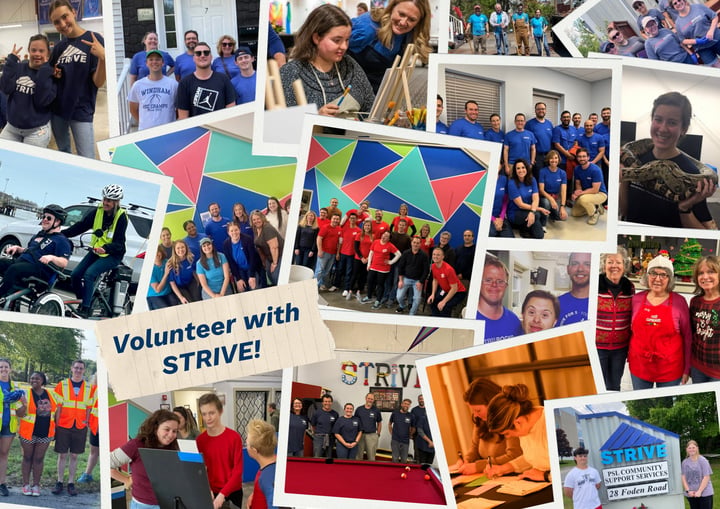 Volunteers collage