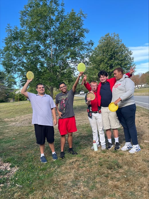group-disc golf